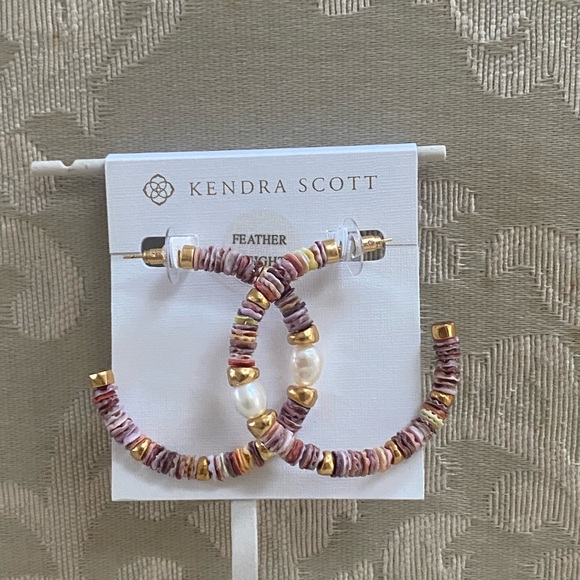 Kendra Scott Lila Hoop NWT - Picture 4 of 8